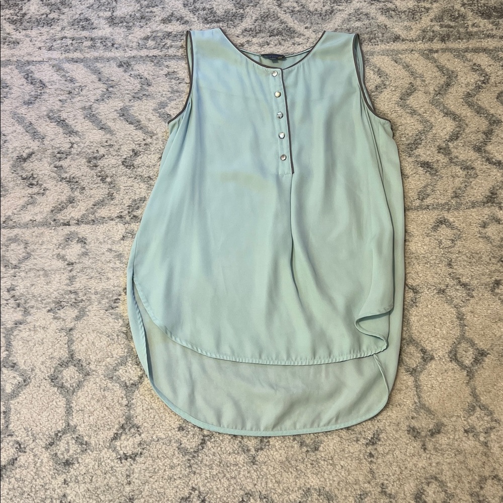 Vince Camuto Mint Sleeveless Blouse